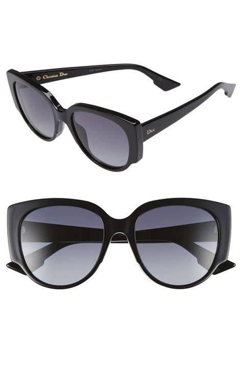 dior 55mm cat eye sunglasses